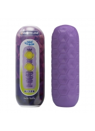 Фиолетовый мастурбатор Venus-X Twin balls - Baile - в Одинцово купить с доставкой
