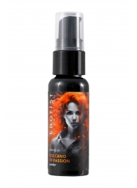 Гель с эффектом вибрации Volcano Of Passion со вкусом вишни - 25 мл. - Erotist Lubricants - купить с доставкой в Одинцово