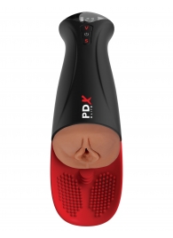 Мастурбатор-вагина в колбе с вибрацией Fuck-O-Matic Pro XL - Pipedream - в Одинцово купить с доставкой