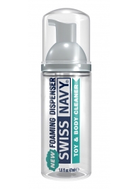 Очищающая пенка для игрушек и тела Toy   Body Cleaner Foamer - 47 мл. - Swiss navy - купить с доставкой в Одинцово