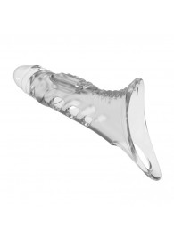 Прозрачная насадка на пенис - 22 см. - Baile - в Одинцово купить с доставкой