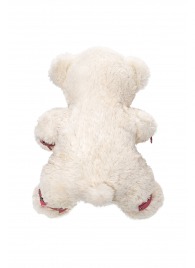 Бондажный набор: белый мишка с розовыми оковами и наручниками - Pecado - купить с доставкой в Одинцово