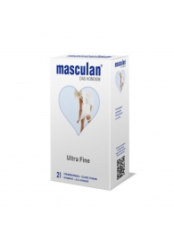 Особо тонкие презервативы Masculan Ultra Fine - 21 шт. - Masculan - купить с доставкой в Одинцово