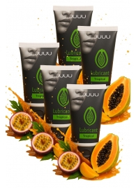 Набор из 5 съедобных лубрикантов JUJU со вкусом тропических фруктов - JuJu - купить с доставкой в Одинцово