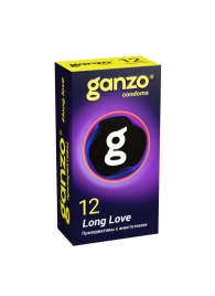 Презервативы с анестетиком для продления удовольствия Ganzo Long Love - 12 шт. - Ganzo - купить с доставкой в Одинцово