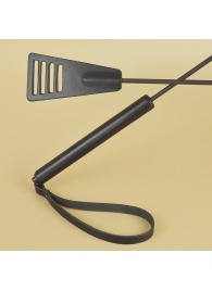 Черный кожаный стек «Сириус» - 60 см. - Sitabella - купить с доставкой в Одинцово