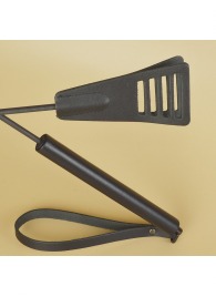 Черный кожаный стек «Сириус» - 60 см. - Sitabella - купить с доставкой в Одинцово