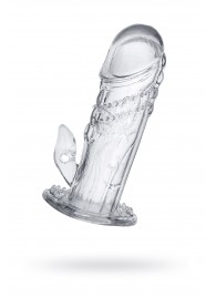 Прозрачная насадка на пенис Uco - 13 см. - A-toys - в Одинцово купить с доставкой