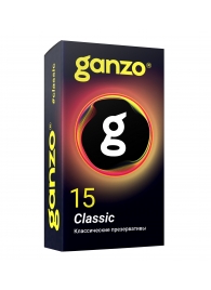 Классические презервативы с обильной смазкой Ganzo Classic - 15 шт. - Ganzo - купить с доставкой в Одинцово