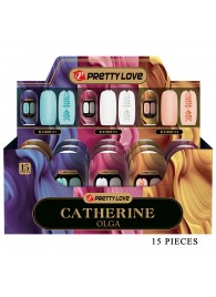 Набор из 15 мастурбаторов Catherine Olga - Baile - в Одинцово купить с доставкой
