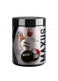 Черные утолщенные презервативы MAXUS Extra Strong с железным кейсом - 15 шт. - Maxus - купить с доставкой в Одинцово