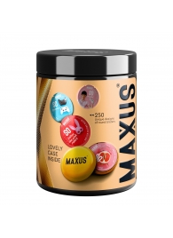 Точечные презервативы MAXUS 2000 Amazing Dots с железным кейсом - 12 шт. - Maxus - купить с доставкой в Одинцово