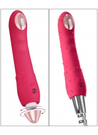 Малиновая насадка на душ с вибрацией Showers to orgasm - 20,1 см. - Orion - купить с доставкой в Одинцово
