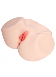 Мастурбатор-полуторс с двойным слоем материала и вибрацией Jenny Onahole Real Vagina - KOKOS - в Одинцово купить с доставкой