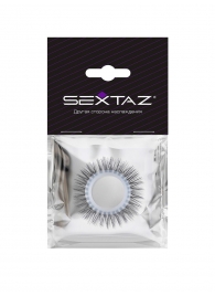Круглое эрекционное кольцо с «ресничками» - Sextaz - в Одинцово купить с доставкой