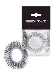 Круглое эрекционное кольцо с длинными «ресничками» - Sextaz - в Одинцово купить с доставкой
