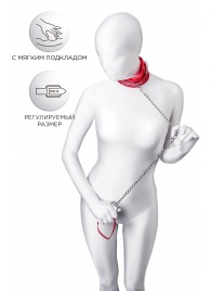 Красный ошейник с подкладкой из меха - ToyFa - купить с доставкой в Одинцово