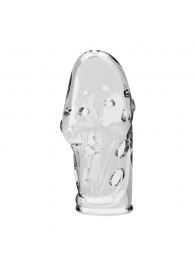 Прозрачная насадка на пенис Booker - 8 см. - Baile - в Одинцово купить с доставкой