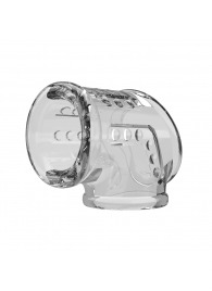 Прозрачная насадка на пенис и мошонку - Baile - в Одинцово купить с доставкой