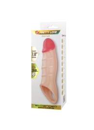 Телесная удлиняющая насадка на пенис Darnel - Baile - в Одинцово купить с доставкой