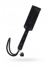 Черный кожаный пэддл - 32 см. - Pecado - купить с доставкой в Одинцово