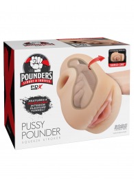 Телесный мастурбатор-вагина Pussy Pounder Squeeze Stroker - Pipedream - в Одинцово купить с доставкой