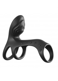 Черная насадка на пенис Ultimate Couples Cage Pro - Pipedream - в Одинцово купить с доставкой