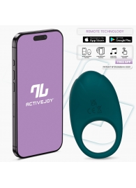 Зеленое интерактивное виброкольцо Ringo - Intoyou - в Одинцово купить с доставкой