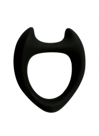 Черное эрекционное кольцо с рожками Wooomy Toro M - Adrien Lastic - в Одинцово купить с доставкой