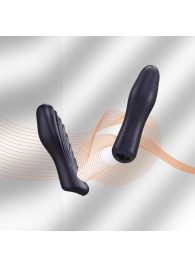 Сливовая силиконовая насадка на пенис с подхватом Manwan Ryzer - Manwan - в Одинцово купить с доставкой