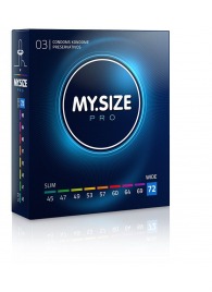 Презервативы MY.SIZE размер 72 - 3 шт. - My.Size - купить с доставкой в Одинцово