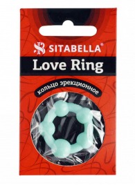 Цветное эрекционное кольцо с 5 бусинами Love Ring - Sitabella - в Одинцово купить с доставкой