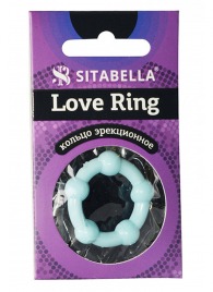 Цветное эрекционное кольцо Love Ring с бусинами - Sitabella - в Одинцово купить с доставкой