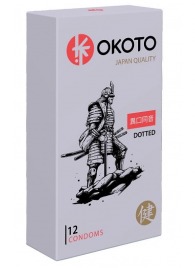 Точечные презервативы OKOTO Dotted - 12 шт. - Sitabella - купить с доставкой в Одинцово