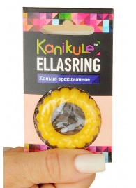 Цветное рельефное эрекционное кольцо Ellasring - Sitabella - в Одинцово купить с доставкой