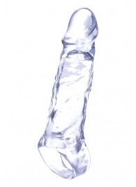 Прозрачная насадка-удлинитель Length Enhancer с подхватом - 16 см. - NMC - в Одинцово купить с доставкой