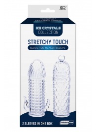 Набор из 2 прозрачных насадок на член Seductive Tickler Sleeves Set - NMC - в Одинцово купить с доставкой