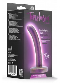 Фиолетовая насадка с гладкой поверхностью Surrender 4.75 Inch Beginner Pegging Dildo - 12 см. - Blush Novelties - купить с доставкой в Одинцово