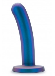 Синяя насадка с гладкой поверхностью Surrender 5.75 Inch Intermediate Pegging Dildo - 14,6 см. - Blush Novelties - купить с доставкой в Одинцово