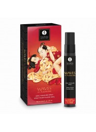 Оральный спрей Waves of Pleasure с ароматом клубники и шампанского - 20 мл. - Shunga - купить с доставкой в Одинцово