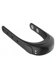 Черное эрекционное виброкольцо на ремешках - Boys of Toys - в Одинцово купить с доставкой