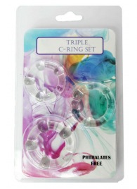 Набор из 3 эрекционных прозрачных колец - Boys of Toys - в Одинцово купить с доставкой
