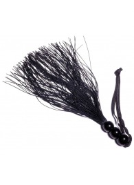 Черная силиконовая плетка - 25,4 см. - Boys of Toys - купить с доставкой в Одинцово