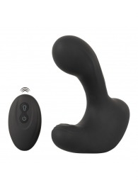 Черная анальная вибропробка с функцией расширения RC Butt Plug with 3 functions - Orion - в Одинцово купить с доставкой