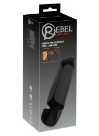 Черный вибромастурбатор с трехточечной стимуляцией Penis Trainer with 3 Point Stimulation - Orion - в Одинцово купить с доставкой