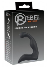 Черный перезаряжаемый стимулятор простаты с вибрацией - 14,6 см. - Orion - в Одинцово купить с доставкой