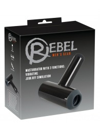 Черный мастурбатор с удобной ручкой Masturbator with 2 Functions - Orion - в Одинцово купить с доставкой