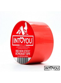 Красный скотч для фиксации Non-Sticky Bondage Tape - 15 м. - Intoyou - купить с доставкой в Одинцово