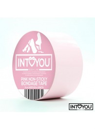 Розовый скотч для фиксации Non-Sticky Bondage Tape - 15 м. - Intoyou - купить с доставкой в Одинцово