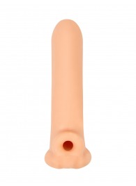 Телесный фаллоудлинитель Titan - 16,5 см. - Lola Games - в Одинцово купить с доставкой